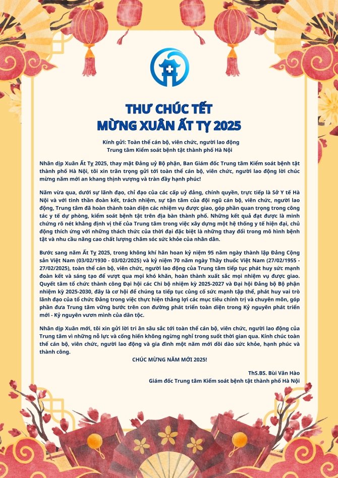 Thư chúc Tết - Mừng xuân Ất Tỵ 2025