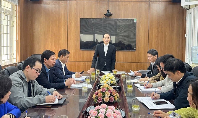 Phó Giám đốc phụ trách Sở Y tế Hà Nội làm việc với Chi cục Dân số, Trẻ em và Phòng, chống tệ nạn xã hội