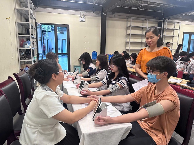 7.500 học sinh THCS, THPT được đánh giá về hành vi nguy cơ mắc bệnh không lây nhiễm
