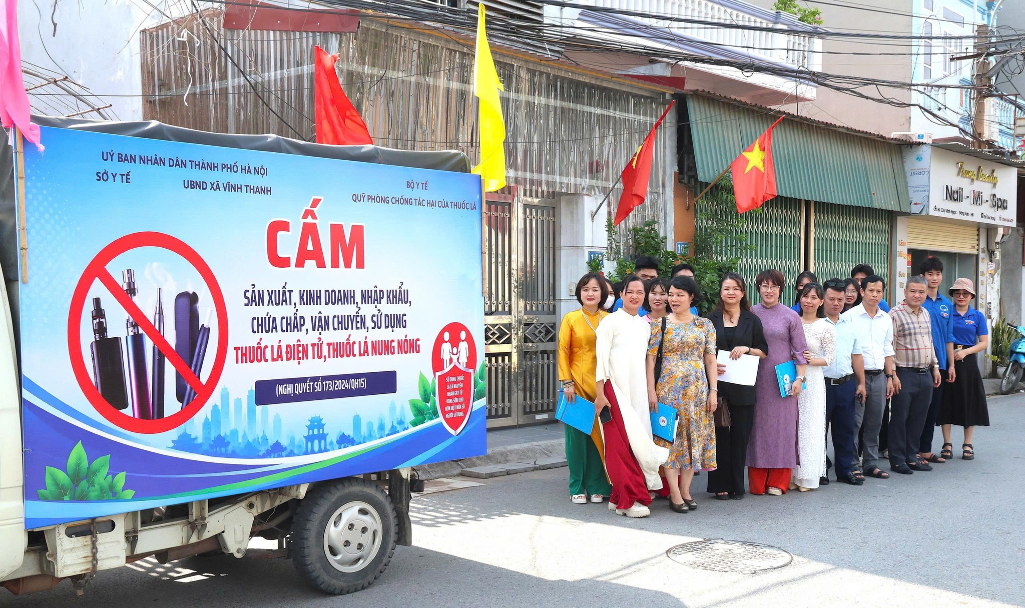 100% các xã, phường của thành phố hưởng ứng Ngày Thế giới không thuốc lá 31/5