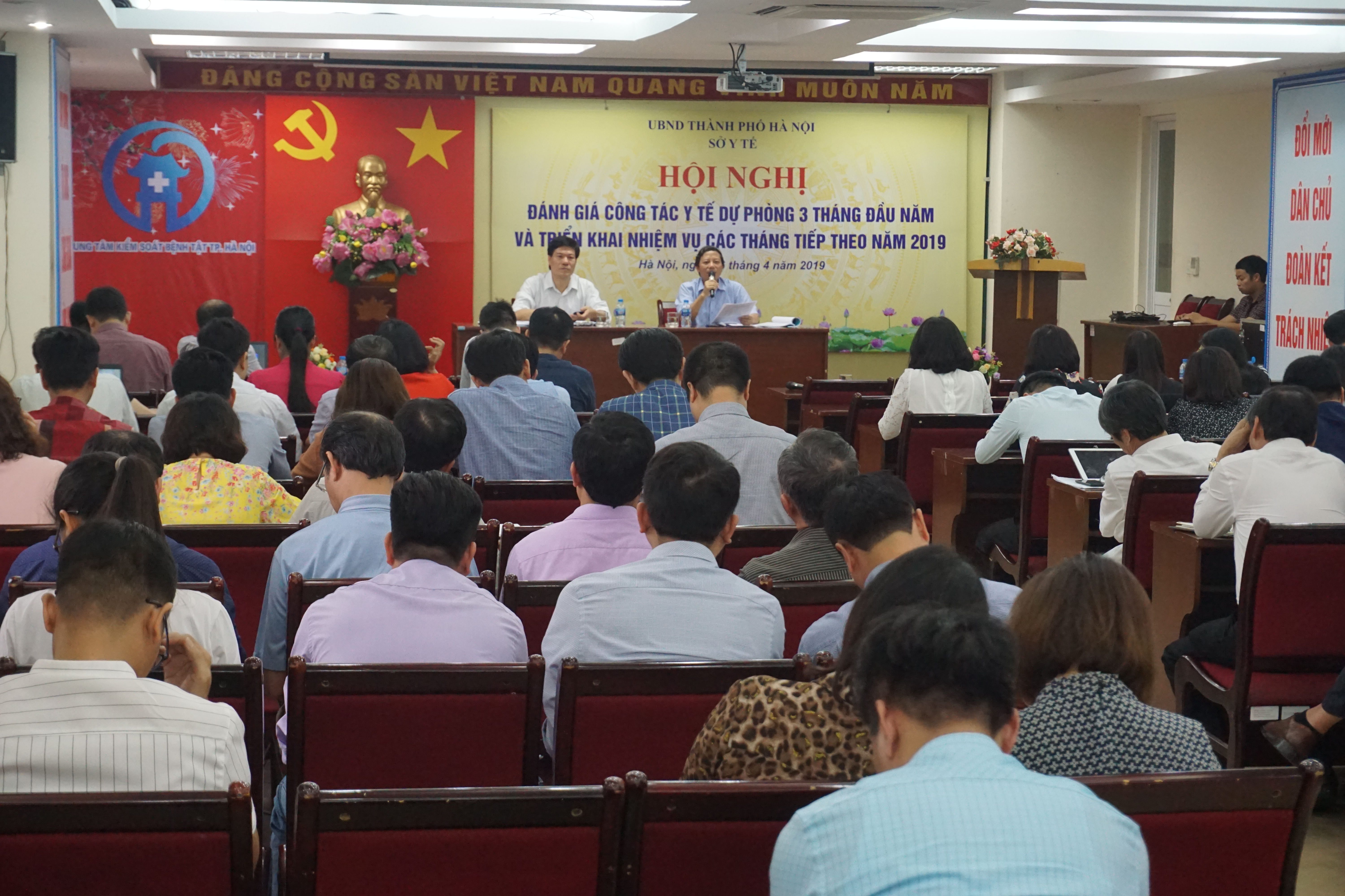 Hà Nội đánh giá công tác y tế dự phòng 3 tháng đầu năm và triển khai nhiệm vụ trọng tâm quý II năm 2019