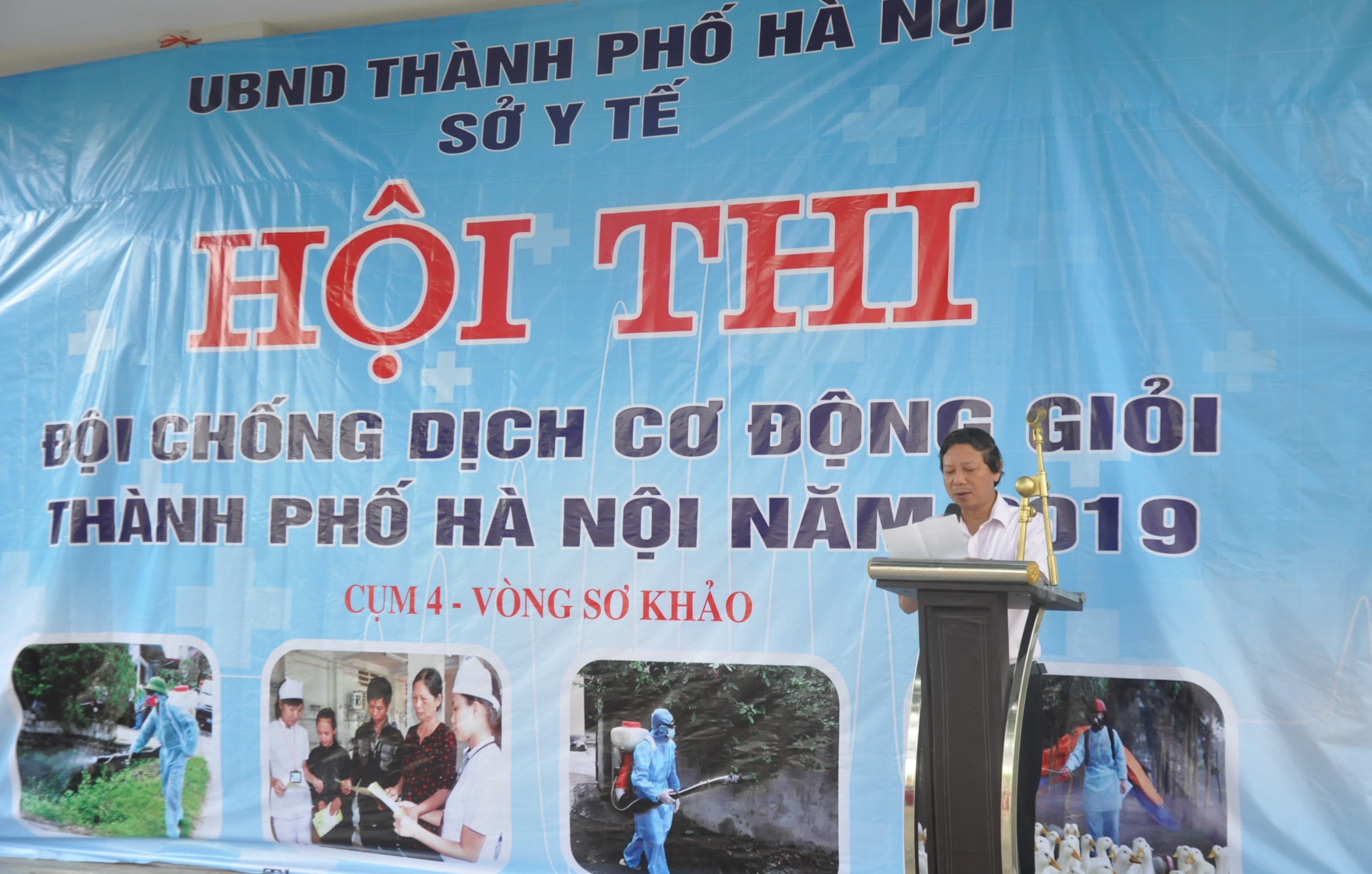 Hà Nội khai mạc Hội thi Đội chống dịch cơ động giỏi thành phố năm 2019